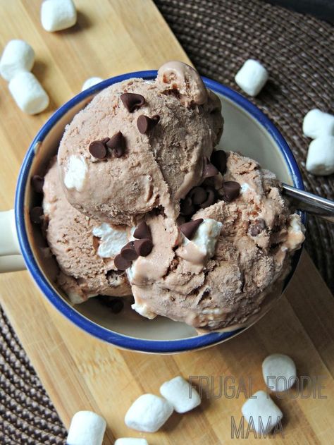 Hot Cocoa Mix, Making Homemade Ice Cream, No Churn Ice Cream, Easy No Bake Desserts, Ice Cream Popsicles, Cocoa Mix, Cream Desserts, Frozen Treat, Ice Cream Desserts