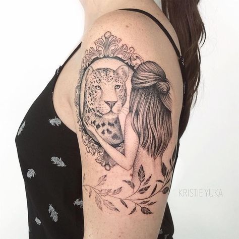 #OwlTattoo #CuteOwlTattoo #OwlInk #OwlTattooDesign #OwlTattooArt #InkedOwls #OwlTattooIdeas #OwlTattooLove #TattooInspiration #AnimalTattoos Strength Tattoo Ideas, Lion Tattoos For Men, Female Lion Tattoo, Mirror Tattoos, Jaguar Tattoo, Leopard Tattoos, Lion Tattoos, Petit Tattoo, Panther Tattoo