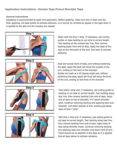 Simple kinesiology tape instructions for shoulder Kt Tape Shoulder, Kinesio Taping Shoulder, K Tape, Rotator Cuff Injury, Kinesio Tape, Kt Tape, Tape Shoulder, Kinesio Taping, Orange Theory Workout