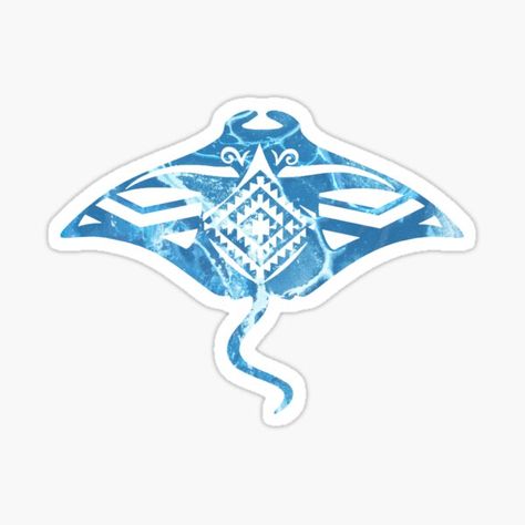 Moana Stingray Stickers | Redbubble Moana Stingray, Moana Stickers, Senior Jackets Patches, Lion Sticker, Festa Moana Baby, Senior Jackets, Moana Theme, Ocean Design, Stickers Redbubble