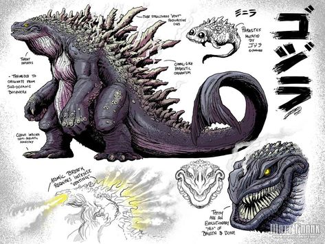 Kaiju Design, Kaiju Art, Cool Monsters, Giant Monsters, Kaiju Monsters, Monster Concept Art, Fan Design, Creature Feature, Mythical Creatures Art