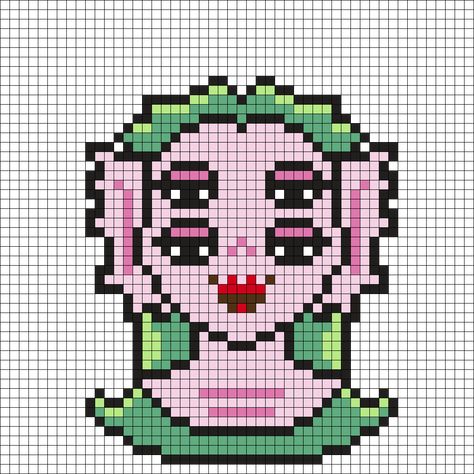 Melanie Martinez Perler Beads, Melanie Martinez Pixel Art, Pixel Blanket, Grid Board, Pearl Beads Pattern, Beads Pattern, Fuse Bead Patterns, Pattern Maker, Kandi Patterns