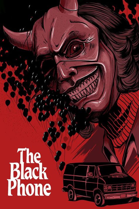 The Black Phone (2021) The Black Phone Drawing, Black Phone Poster, The Black Phone Poster, Albert Shaw, Bedroom Wall Posters, The Black Phone Movie, Black Phone Movie, Phone Poster, Horror Room