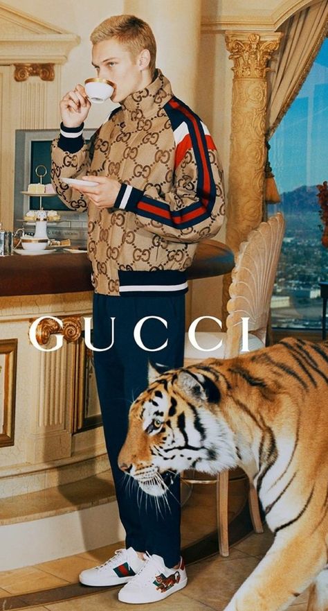 Gucci Ad, Gucci Campaign, Gucci Tiger, Chinese New Year 2022, London Painting, Deck Pictures, Fashion Poster Design, Flora Design, Animal Rights Activist