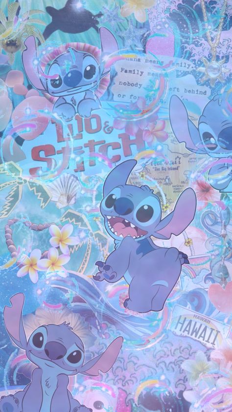 #wallpaper #vibes #movies #disney #blue #liloandstitch #hawaii #stitch #fyp Lilo And Stitch Characters, Stitch Wallpaper, ليلو وستيتش, Lilo And Stitch Ohana, Wallpaper Vibes, Lilo And Stitch Quotes, Disney Characters Wallpaper, Lilo And Stitch Drawings, Photo Stitch