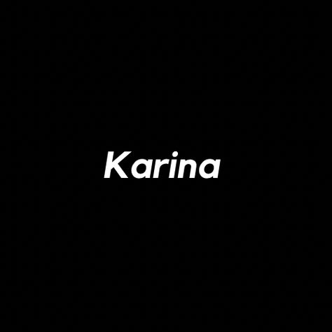 Karina Name, Name Logo, Nct, ? Logo