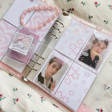 Collectors Aesthetic, Collector Aesthetic, Pc Binder, Binder Decoration, Stay Core, Kpop Binder, Polco Deco, Pc Decoration, Photocard Binder