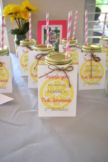 Pink Lemonade Birthday Party: Lemonade Party Favor Lollipop Party Favors, Lemonade Party Favors, Pink Lemonade Birthday Party, Lemonade Stand Birthday Party, Party Lemonade, Lemonade Birthday Party, Lemonade Stand Birthday, Lemonade Stand Party, Lemonade Birthday