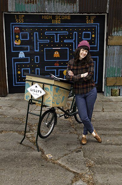 Bike Curious: How to Start a Bike-Based Business  Photo by Emile Faga Bicycle Bar, Bike Food, Bike Cart, Food Bike, Bike Shops, Coffee Bike, Adult Tricycle, Tricycle Bike, Mobile Business