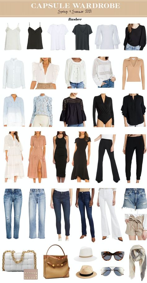 Erin Busbee, Busbee Style, Capsule Wardrobe Women, Perfect Capsule Wardrobe, Spring Summer Capsule Wardrobe, Capsule Wardrobe Work, Capsule Wardrobe Ideas, 30 Outfits, Capsule Wardrobe Outfits