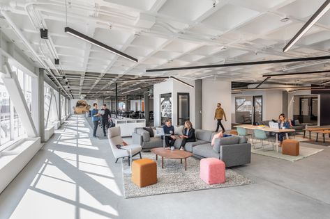 Gallery of Decompression Area: Ideas for Leisure and Rest Environments in the Office - 8 New York Projects, San Francisco Design, Look Office, Office Lounge, Rest Area, Open Office, Modern Home Office, Design District, Corporate Office