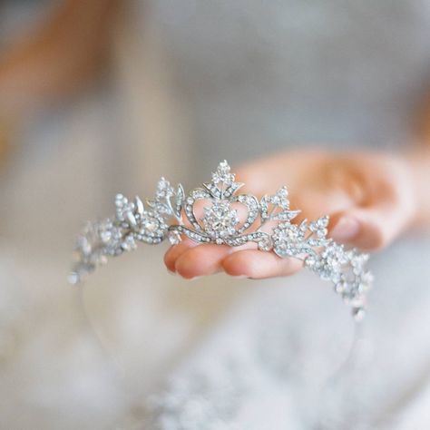 Tiara Drawing, Princess Crown Tattoos, Diana Tiara, Tiara Tattoo, Blue Tiara, Swarovski Tiara, Crown Aesthetic, Crown Tattoo Design, Something Blue Bridal