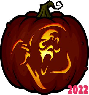 Pumpkin Carving Patterns and Stencils - Zombie Pumpkins! - Modern Monsters Pumpkin Carving Ideas Ghostface, Scream Pumpkin Carving Stencil, Pumpkin Carving Stincles, Scream Pumpkin Stencil, Scream Carved Pumpkin, Scream Pumpkin Carving Ideas, Scariest Pumpkin Carving Ideas, Slimer Pumpkin Carving, Pumpkin Carving Stencils Templates Scary