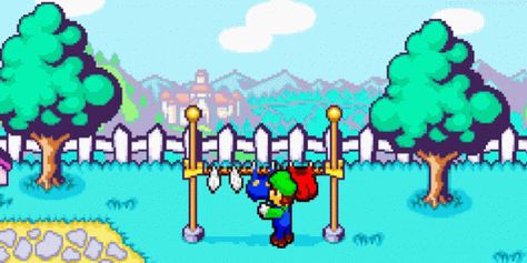 Mario And Luigi Superstar Saga, Mario Gif, Superstar Saga, Super Mario Games, Mario Luigi, Mario Games, Video Games Nintendo, Mario Brothers, Mario And Luigi