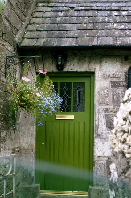 One of my fondest memories of Ireland was the delicious whole grain bread served at every meal. Made with buttermilk and whole grains, the bread is rich and hearty. Ireland is such a beautiful coun… Green Front Door, Ireland Cottage, Green Front Doors, Green Cottage, Irish Cottage, Front Door Colors, Green Door, Green With Envy, Unique Doors