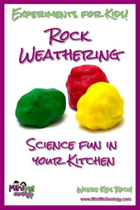 Hands-on experiments are fun for kids. Try this rock weathering experiment with clay and a freezer for a little geology excitement! Weathering Experiment, Erosion Activities For Kids, 3rd Grade Science Experiments, Erosion Activities, Rock Cycle Activity, Mechanical Weathering, Rock Experiments, Physical Weathering, Geology Activities