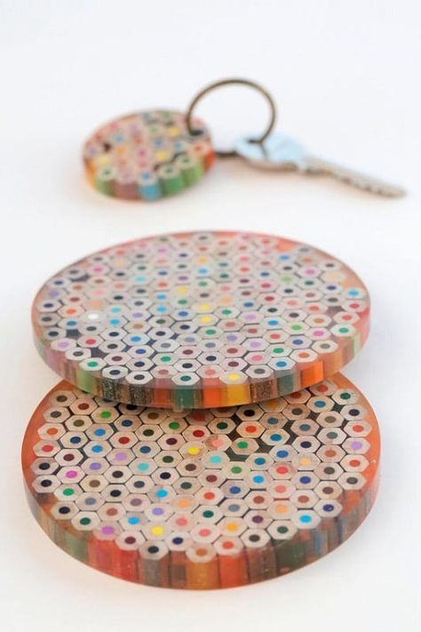 Epoxy Coasters, Pencil Crafts, Epoxy Projects, Pencil Gift, Resin Jewelry Diy, Pen Turning, Epoxy Resin Crafts, Epoxy Resin Art, Resin Craft