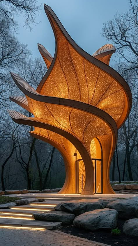 Atmosphere Architecture, Nature Shapes Inspiration, Fire Architecture, South Asian Architecture, Parametric Pavilion, Cool Buildings, Architecture Inspiration, Solaire Diy, Dynamic Architecture