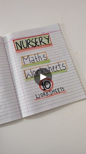 Nursery Maths Worksheets, Maths Worksheet For Nursery Kids, Maths Worksheet For Nursery, Worksheet For Nursery Kids, Worksheets For Nursery Kids, Worksheet For Nursery Class, Nursery Worksheets, Montessori Diy, Learning At Home