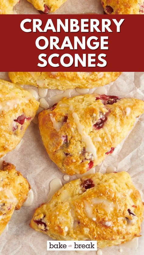 Cranberry Orange Scones Recipe, Tender Scones, Orange Cranberry Scones, Citrus Tart, Breakfast Scones, Baked Recipe, Prayer Breakfast, Cranberry Orange Scones, Cranberry Scones