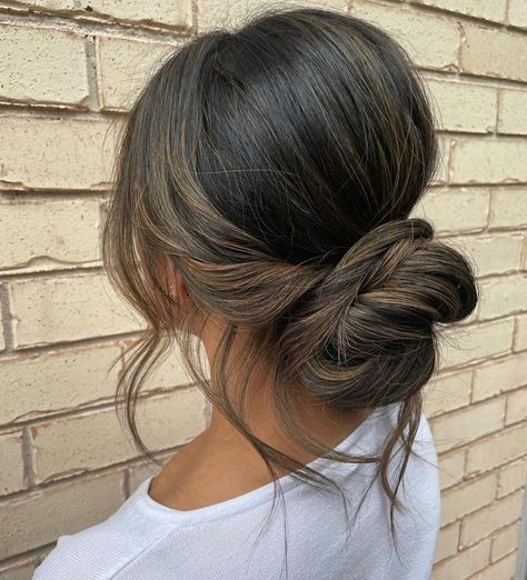 Debs Hairstyles, Low Bun Wedding Hair, Bridesmaid Hair Inspo, Bridemaids Hairstyles, Bridesmaid Updo, Wedding Hairstyles Bridesmaid, Wedding Hair Up, Guest Hair, Bridesmaid Hair Makeup