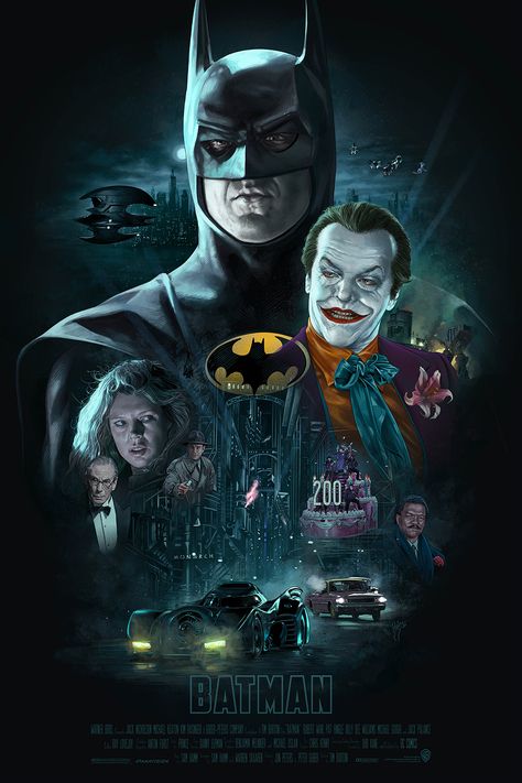 Batman Movie Posters, Tim Burton Batman, Keaton Batman, Batman 1989, Batman Vs Joker, Batman Film, Batman Pictures, Batman Poster, Batman Returns