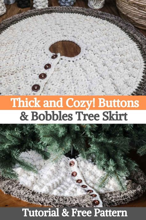 Chunky Tree Skirt Crochet, Christmas Crochet Tree Skirt, Knitted Tree Skirt Pattern Free, Crochet Tree Skirts, Free Crochet Tree Skirt Patterns, Crochet Christmas Tree Skirt Pattern Free, Tree Skirt Crochet Pattern Free, Crochet Tree Skirt Pattern Free, Crochet Tree Skirt Pattern