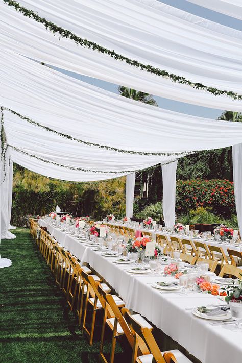 Fuller coverage, sheer draping Tuscan Tables, Weddings Under 5000, Tuscan Table, Wedding Golf, Tuscan Inspired Wedding, Linen Decor, Beach Wedding Decorations Reception, Tuscan Countryside, Beach Wedding Flowers