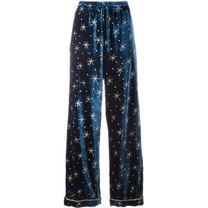 Valentino star embroidered velvet pyjama pants Pyjama Pants, Embroidered Velvet, Pajama Pant, Stevie Nicks, Mode Vintage, Dream Clothes, Look Chic, Look Cool, Aesthetic Clothes