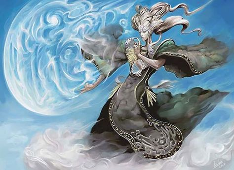 Mtg Art, Dynasty Warriors, Fantasy Monster, Magic Art, Inspirational Art, Traditional Paintings, Fantasy Inspiration, Gods And Goddesses, Magic The Gathering