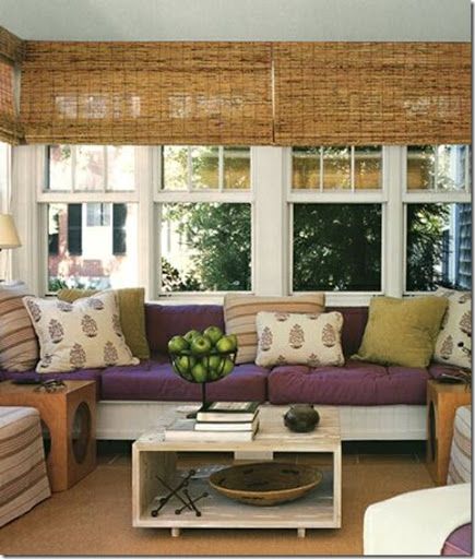 from the desk of annie: designer spotlight on: tom scheerer Small Sunroom Decorating Ideas, Sunroom Windows, Small Sunroom, Feng Shui Colours, All Season Room, Sunroom Furniture, Grey Interior Design, Sunroom Decorating, Sunroom Designs