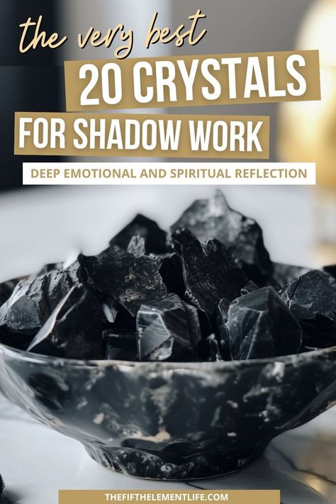 Crystals For Shadow Work What Is Shadow Work, Cross Training For Runners, Self Alignment, Spiritual Reflection, Jungian Psychology, Green Witchcraft, Power Of Crystals, Crystal Uses, Work Goals