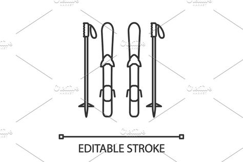 Skiing Equipment, Space Vector, Invitation Card Birthday, Ski Equipment, Outline Drawing, Glyph Icon, Right To Privacy, Outline Drawings, Disney Scrapbook