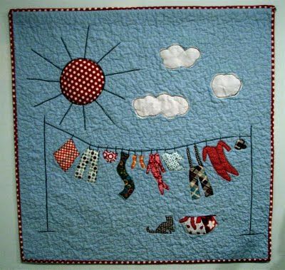 soooo cute Cute Quilts, Miniature Quilts, Free Motion Embroidery, Doll Quilt, Wall Quilts, Quilting Techniques, Mini Quilts, Mini Quilt, Line At