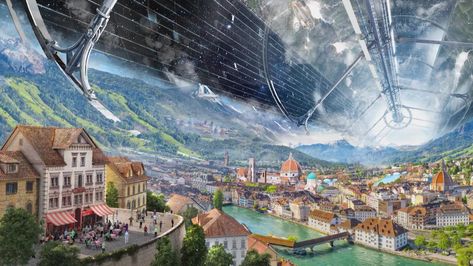 What Jeff Bezos floating space colonies will look like - Business Insider Space Colony Concept, People In Space, Hard Science Fiction, Space Colony, Colonial History, Blue Origin, Jeff Bezos, Space City, Earth From Space