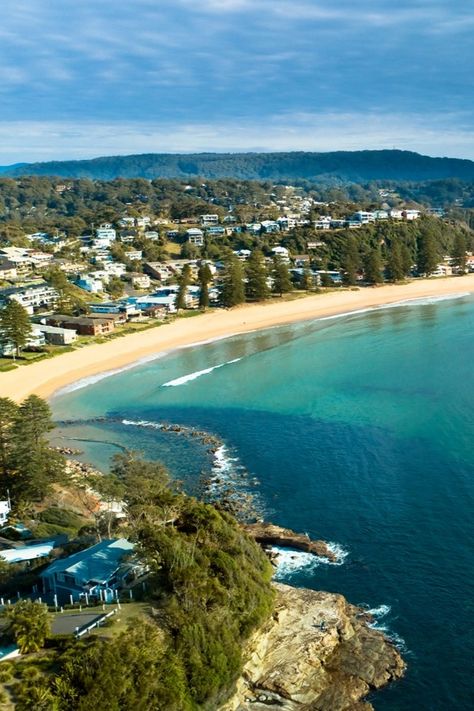 Relax, unwind, and enjoy the tempting water at the popular holiday destination of Avoca Beach, Central Coast NSW. Avoca Beach, South Coast Nsw, Life In Australia, Australian Landscape, 15 December, Holiday Inspo, New South Wales Australia, Beach Australia, Central Coast