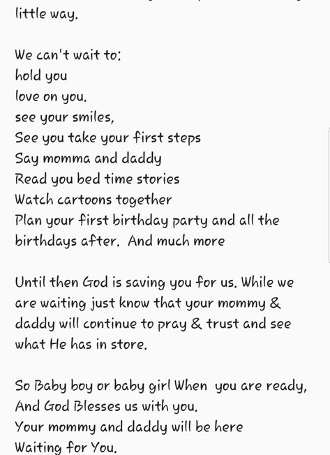 Letter to our future baby part 2 Letter To My Newborn Daughter, Letter To Unborn Grandchild, Letter To Dad From Unborn Baby, Letter To My Unborn Son, To My Unborn Daughter, Unborn Baby Quotes, Mommy Journal, Motherhood Truths, Baby Poems