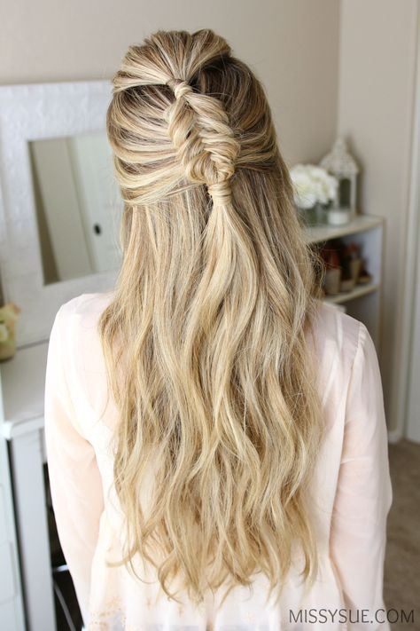 Straight Hair With Braids, Hair With Braids, Braid Half Up, Dutch Fishtail, Dutch Fishtail Braid, Fishtail Braid Hairstyles, Braided Hair Tutorial, Long Hair Pictures, French Braid Hairstyles