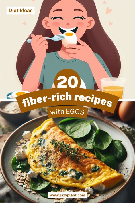 Eggs alone won't boost your fiber intake, but their versatility lets you create fiber-packed recipes! Combine them with veggie-packed omelets, whole-wheat breakfast wraps, or bean frittatas. Recipes are your key to unlocking the fiber potential of eggs! Eggs With Vegetables, Fiber Breakfast, High Fiber Breakfast, Vegan Egg Replacement, Egg Protein, Whole Wheat Tortillas, Breakfast Wraps, Eating Eggs, Vegan Eggs