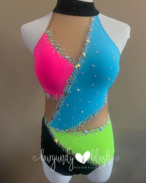 💚SOLD🩷Custom Adult Small Jazz Costume Neon Jazz Costume, Jazz Costumes, Dance Costume, Dance Costumes, Costume Ideas, Dance Wear, Neon, History, Pattern