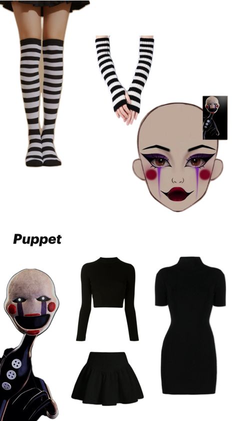 Saw Halloween Costume, Cats In Halloween Costumes, Saw Halloween, Cosplay Fnaf, Goth Halloween Costume, Cartoon Halloween Costumes, Puppet Fnaf, Fnaf Costume, Puppet Costume