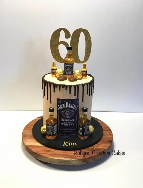 Jack Daniels Cake, Beer Cakes, Happy Birthday Wishes For Him, Alcohol Cake, Birthday Wishes For Him, Beer Cake, Custom Birthday Cakes, Simple Cake Designs, Cakes For Men