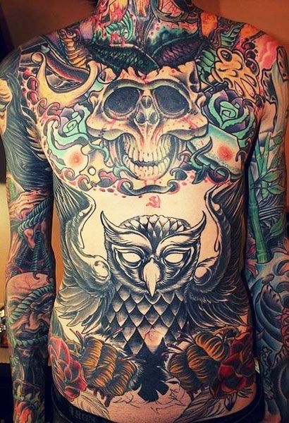 Tattoo photo - World tattoo gallery - Unknown artist Mitch Lucker Tattoo, Lots Of Tattoos, Mitch Lucker, Men Tattoos, Chest Tattoos, Chest Tattoo Men, Tattoo Feminina, Owl Tattoo, Best Tattoo Designs