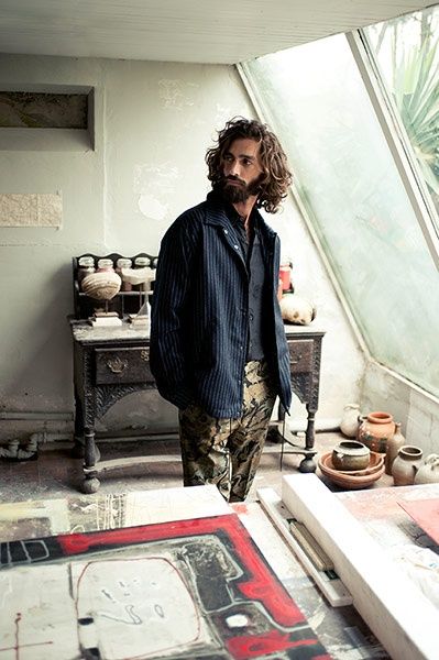 Men's fashion: Artist inspired style - in pictures | Fashion | The Guardian People Craft, Artist Clothing, Boho Men Style, Bohemian Men, Pinstripe Jacket, Bohemian Prints, Bohemian Style Men, Fashion Artist, Boho Men