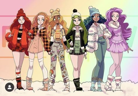 Artist: @breakfastenjoyer Rainbow High Characters, High Characters, Rainbow High, Winter Break, A Photo, Coming Soon, Rainbow, Clothes, Instagram