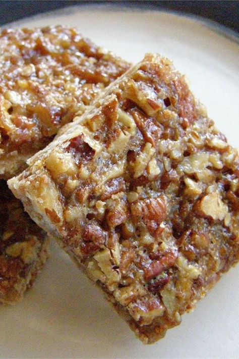 These quick pecan pie bars are an easy pecan pie bars recipe! Bake the best pecan pie bars using light corn syrup and pecans. You will love baking this pecan pie recipe for an easy Thanksgiving dessert or Christmas dessert!