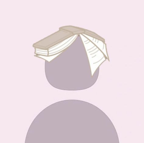 Reader Wattpad pfp book A Book, Purple, White