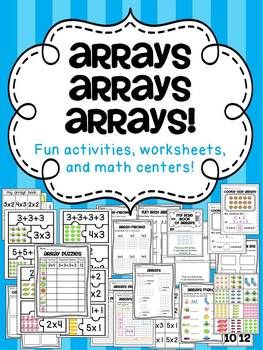 The Wanderlust Teacher: Arrays of Sunshine Teaching Arrays, Math Instructional Strategies, Arrays Activities, Repeated Addition Worksheets, Repeated Addition Multiplication, Array Worksheets, Multiplication Activities, Repeated Addition, Math Fluency