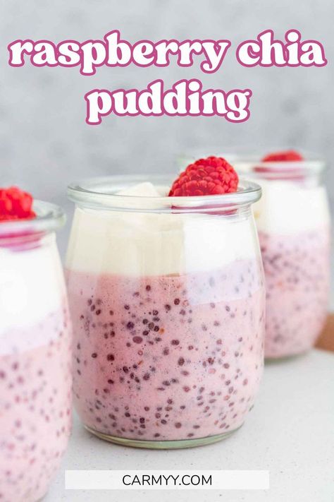 Full of protein, fiber, and antioxidants, this raspberry chia pudding is an easy and healthy recipe that can be enjoyed for breakfast, a snack, or even a dessert. Healthy Chia Seed Pudding Recipes, Chi Seeds, Raspberry Chia Seed Pudding, Best Chia Pudding Recipe, Easy Chia Pudding, Healthy Chia Pudding, Berry Chia Pudding, Meal Prep Freezer, Raspberry Chia Pudding