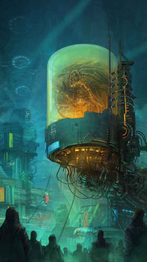 Trophy by snaku6763 Dune Art, Sci Fi City, Sci Fi Environment, Arte Cyberpunk, 다크 판타지, Speculative Fiction, Alien Worlds, Strange Things, Futuristic Art